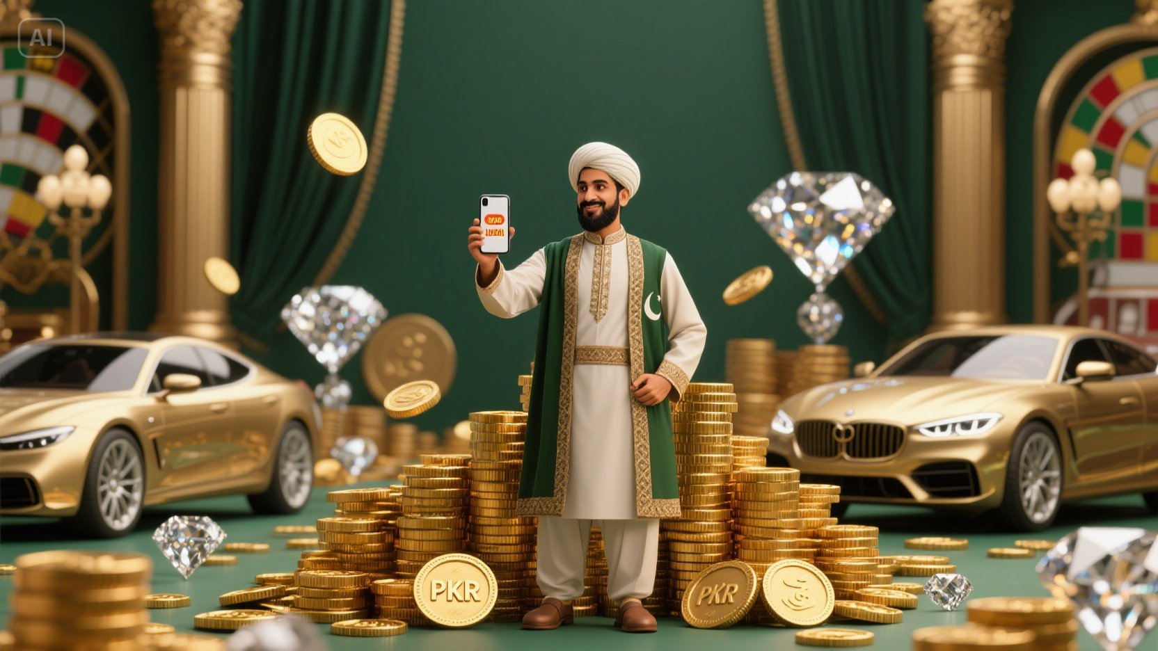 Casino Casinoland desktop and mobile interfaces