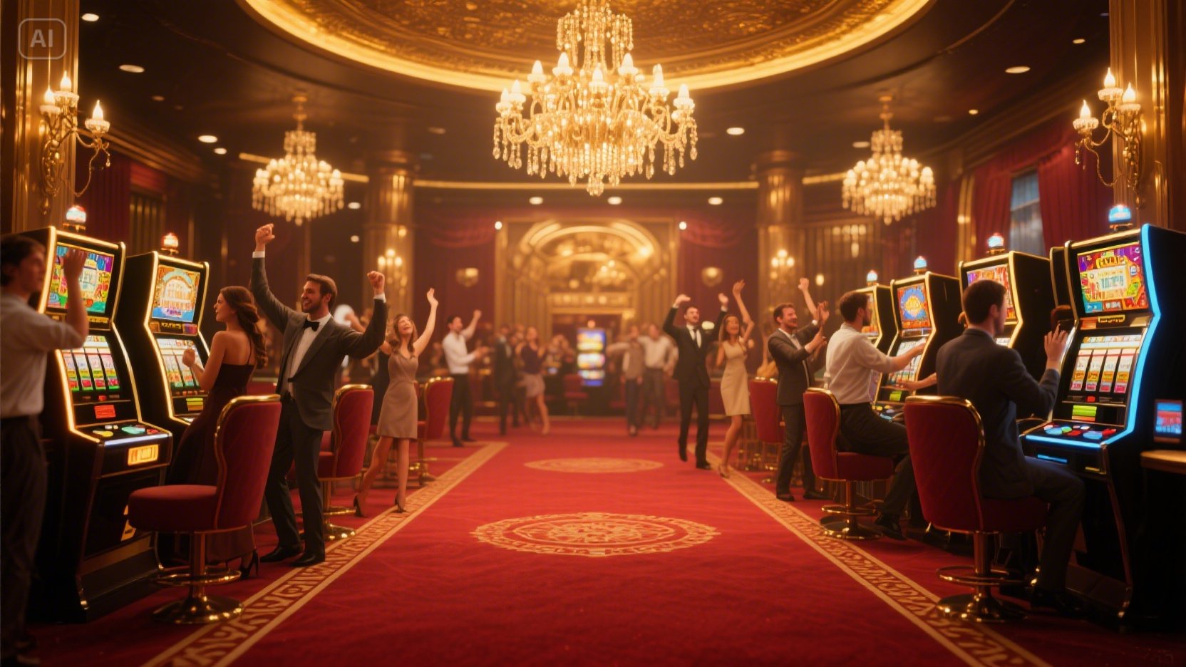 Casino Casinoland desktop and mobile interfaces