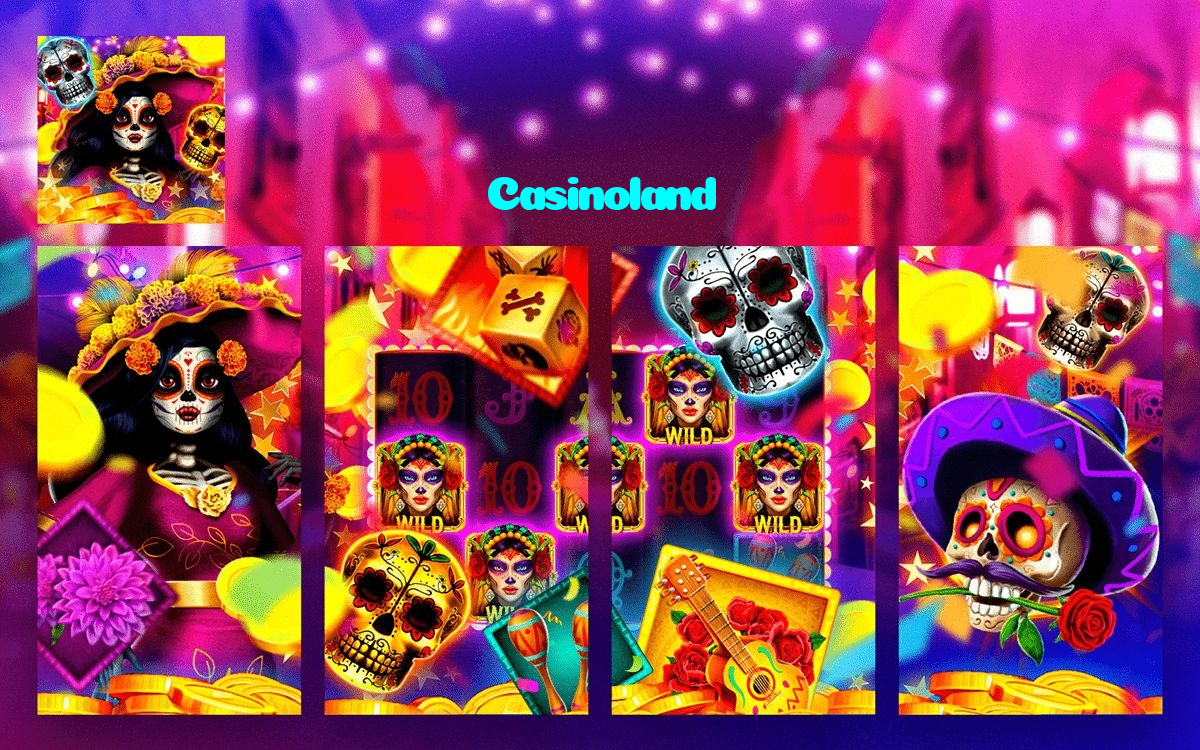 Casinoland casino presented on mobile device in Pakistan with slots and live games